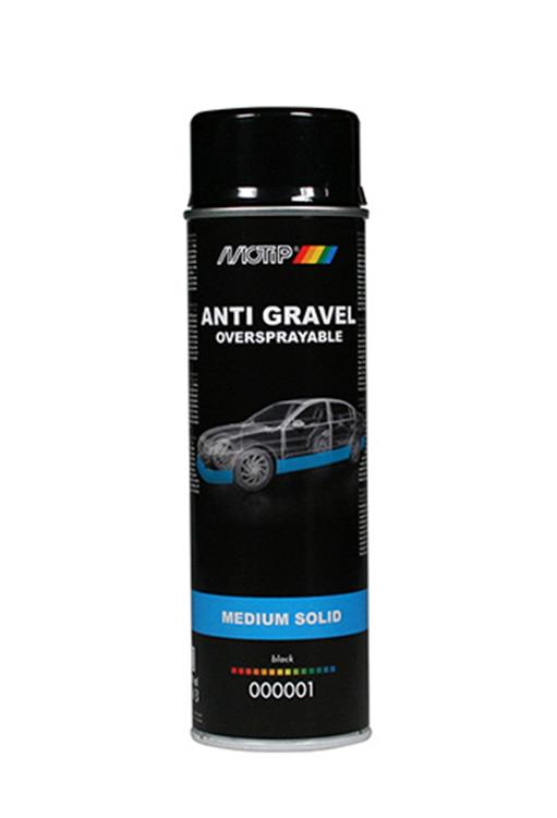 Afbeelding laden in galerijviewer, Motip anti steenslag in 500ml spuitbus zwart
