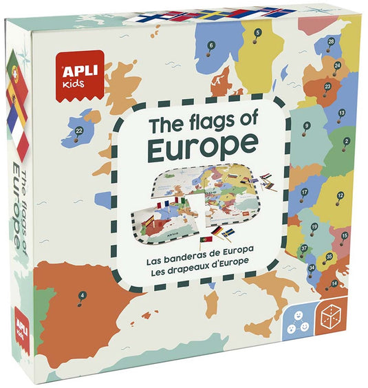 Apli kids puzzle europa vlaggen