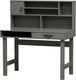 Vtwonen bureau stage - hout - groen - 110 x 122 x 58 cm (bxhxd)