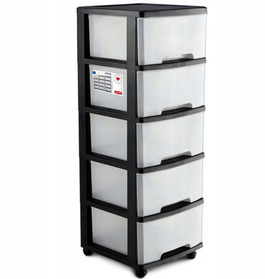 Curver ladesysteem - 5x20 liter - met wielen