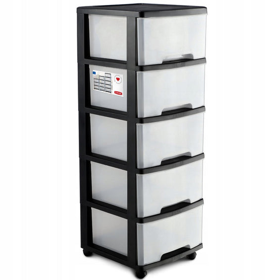 Curver ladesysteem - 5x20 liter - met wielen