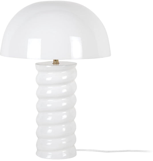 Leitmotiv tafellamp gracio - glanzend wit - ø30cm - scandinavisch