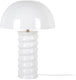 Leitmotiv tafellamp gracio - glanzend wit - ø30cm - scandinavisch
