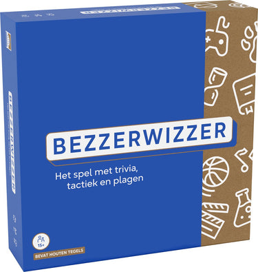 Asmodee quizspel bezzerwizzer bordspel met 2940 vragen.