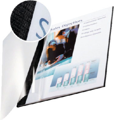 Leitz impressbind soepele omslagen - 3,5 mm - zwart - 10 stuks