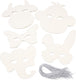 Creativ company dierenmaskers, h: 13-24 cm, 100 assorti