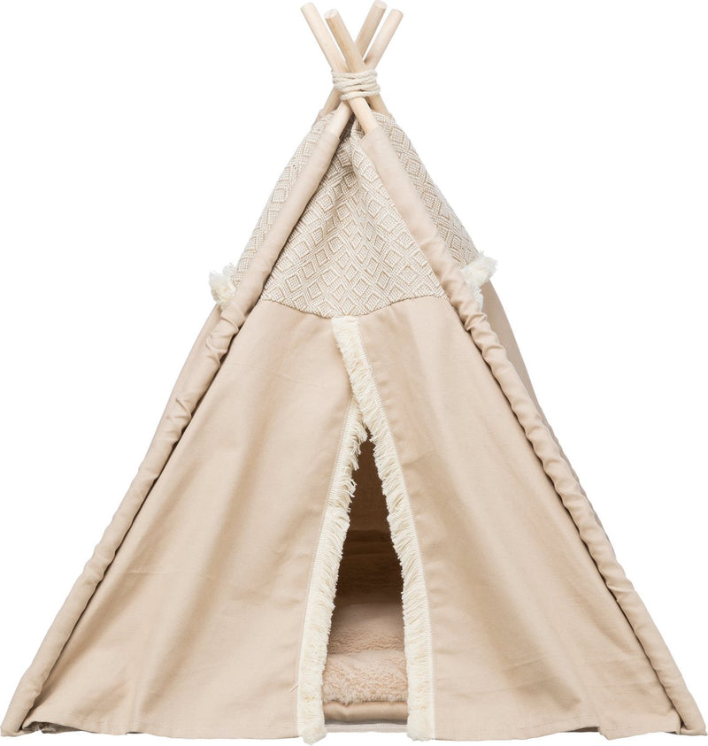 Load image into Gallery viewer, Trixie kattenmand tipi boho beige
