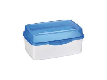 Sunware club cuisine voorraaddoos 5,5 liter transparant blauw 29x18.5x13.5cm