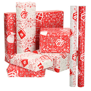 Lobbes sinterklaas inpakpapier, 5mtr
