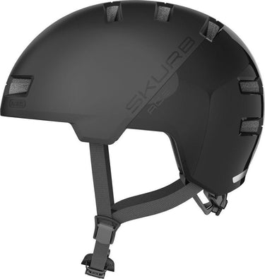 Abus fietshelm skurb ace velvet black s - 52-56 cm - zwart - geschikt voor gebruik op elektrische fietsen - stadsfietsen - 310 g