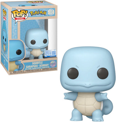 Funko pop! games: pokémon - squirtle (soft color) #504 exclusive