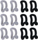 Alpina kledinghanger verbinders fluweel – ruimtebesparende kledinghanger haken – kast organizer - assorti