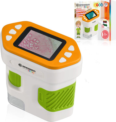 Bresser junior - microscoop - handmicroscoop - draagbaar - neem hem mee naar buiten!