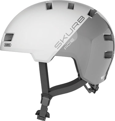 Abus helm skurb ace l silver white
