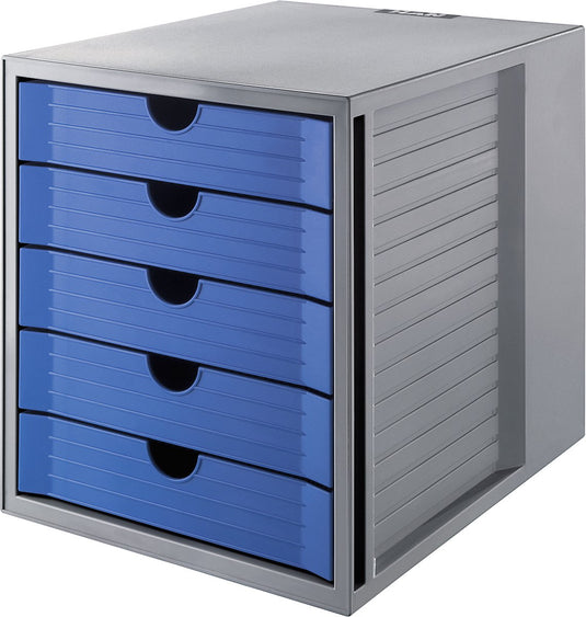Han ladekast 5 gesloten - laden karma eco blauw