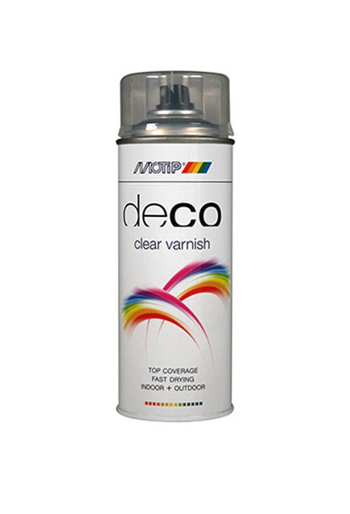 Motip 1051859 - sp. clear varnish alkyd hg spuitbus 400 ml | 1 stuks