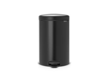 Brabantia pedaalemmer newicon 20l mat zwart matt black