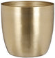 Mica decorations alano bloempot - h19 x ø20 cm - metaal - goud