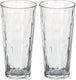 Koziol - superglas club no. 19 glas 250 ml set van 2 stuks - thermoplastic - transparant -