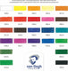 Van gogh basisset oliepastels met 24 kleuren