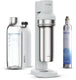 Brita - sodatrio - bruiswatertoestel - soda - wit - incl. 1 flesvoet, 1 co2 cilinder, 1 glazen fles, 1 kleine rvs fles - met cashback (enkel in belgië - tot €20 terugbetaald)