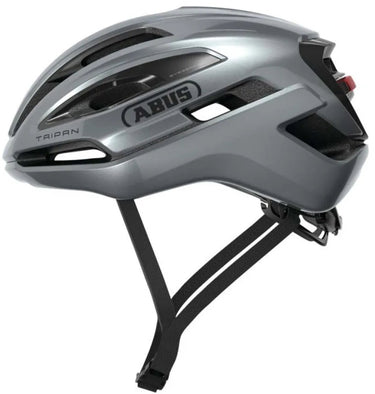 Abus fietshelm taipan led graphite silver s - 51-55 cm - zilver - geschikt voor gebruik op gravel bikes - 275 g