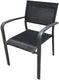 Sens juventus stapelstoel alu met textileen 56x60x80cm