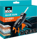 Bison glue gun hobby - smeltlijmpistool, hobby en creatief, lijmt razendsnel, voor diverse materialen, kunststof, textiel, karton, keramiek, glas, onderling en combinatie