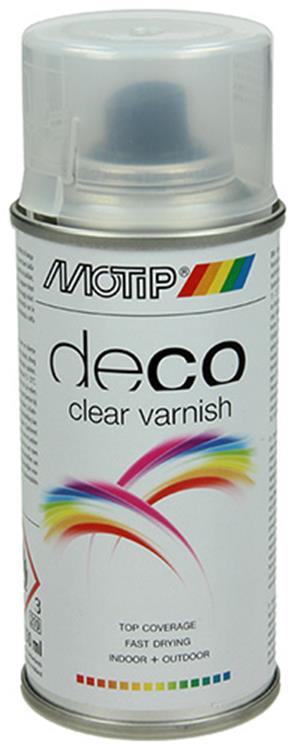 Motip 1051860 - sp. clear varnish alkyd hg spuitbus 150 ml | 1 stuks