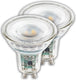 Briloner - ultra efficient led lamp - 2 stuk - eek a - gu10 - ø5cm