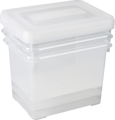 Curver handy box - opbergbox - 3x20 liter - transparant - 3 stuks
