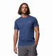 Columbia zero rules™ light ss crew heren outdoorshirt - dark mountain