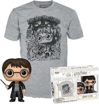 Funko pop! movies: harry potter tee box #162 metallic effect - maat xl