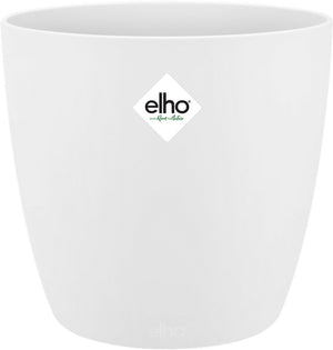 Elho brussels rond 30 - bloempot voor binnen - ø 29.5 x h 27.1 cm - wit