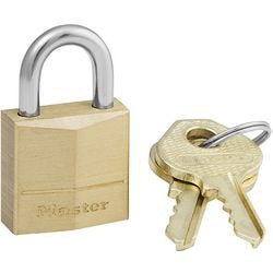 Hangslot master lock 120eurd goud