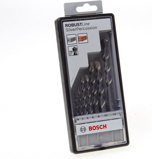 Bosch robust line silver percussion betonborenset - 7-delig