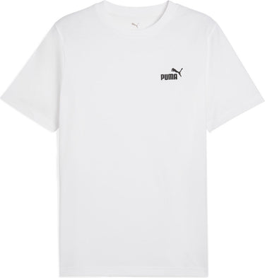 Puma ess small no. 1 logo tee unisex t-shirt - white