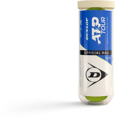 Dunlop atp tennisballen - geel - 3 stuks