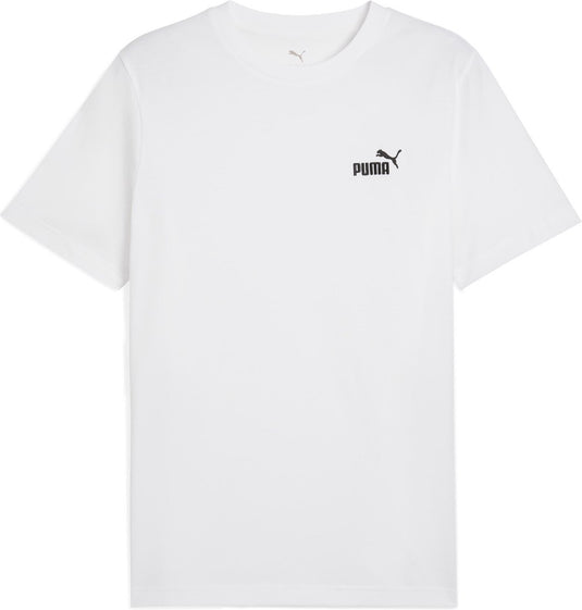Puma ess small no. 1 logo tee unisex t-shirt - white