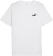 Puma ess small no. 1 logo tee unisex t-shirt - white