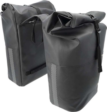 Newlooxs new looxs fietstas dubbel nyborg 34 liter zwart
