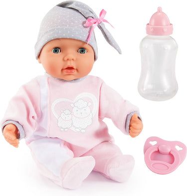 Bayer design - babypop my piccolina interactive in roze 38 cm