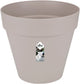 Elho loft urban rond 50 - bloempot voor buiten - ø 48.5 x h 44.5 cm - warm grijs