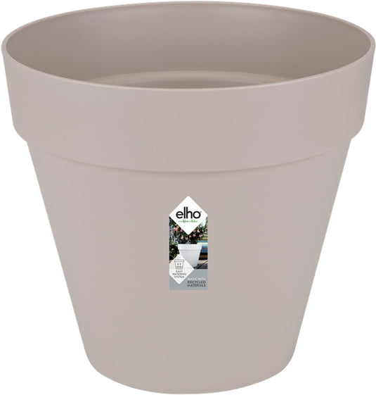 Elho loft urban rond 50 - bloempot voor buiten - ø 48.5 x h 44.5 cm - warm grijs