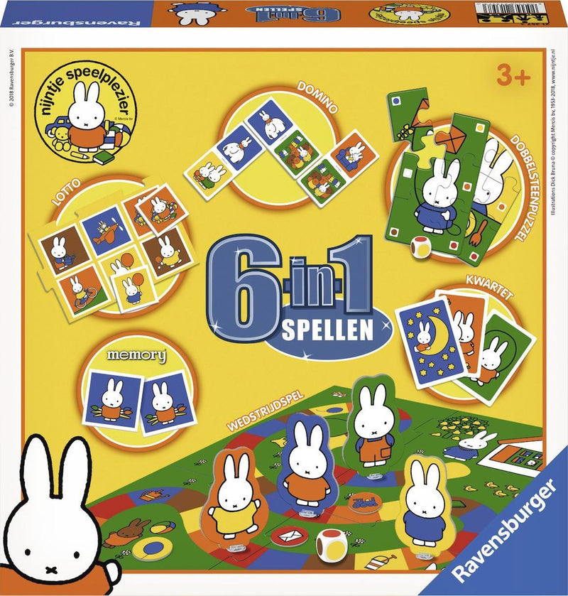 Load image into Gallery viewer, Ravensburger nijntje spellen, 6in1
