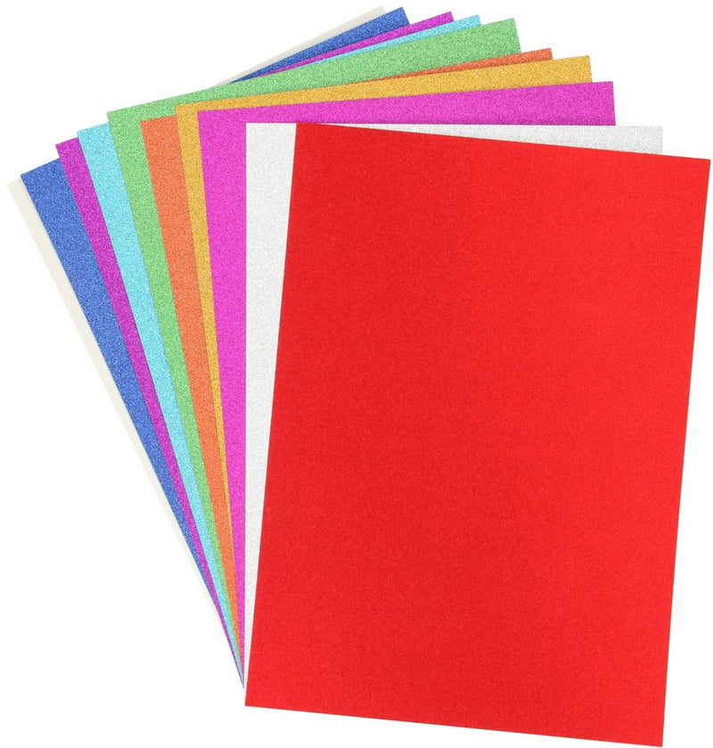 Load image into Gallery viewer, Creative craft group glitterkarton a4, 10 vellen

