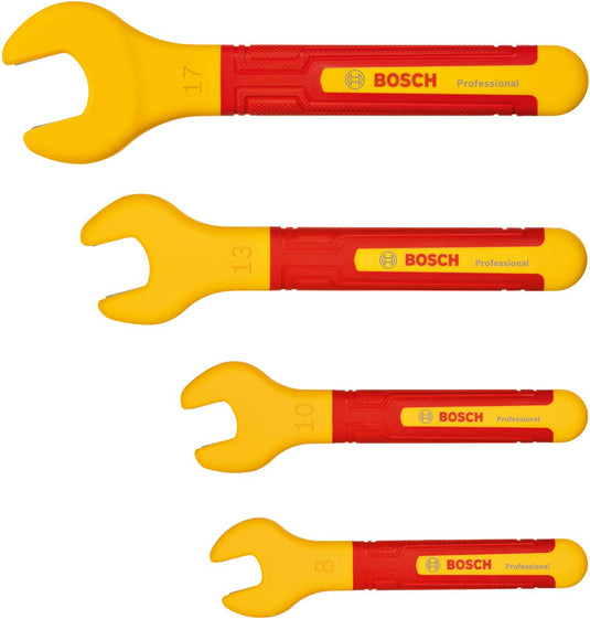 Bosch professional - vde steeksleutelset - 8 - 10 - 13 en 17 mm