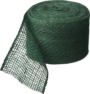 Nature - juteband - groen - 10cm x 25m - hobby knutselmateriaal - decoratie - cadeaus inpakken - knutselen