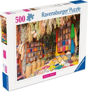 Ravensburger – kleurrijke specerijen, marokko – legpuzzel – 500 stukjes