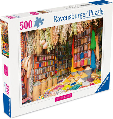 Ravensburger – kleurrijke specerijen, marokko – legpuzzel – 500 stukjes